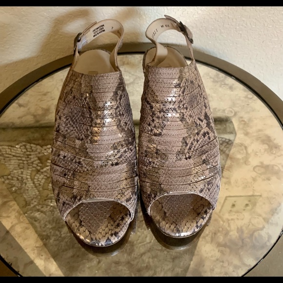 $339 Paul Green Cheri sling back wedge sz 7 - Picture 5 of 7